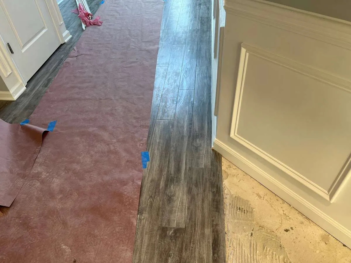 Completed marble shower restoration in Sachse